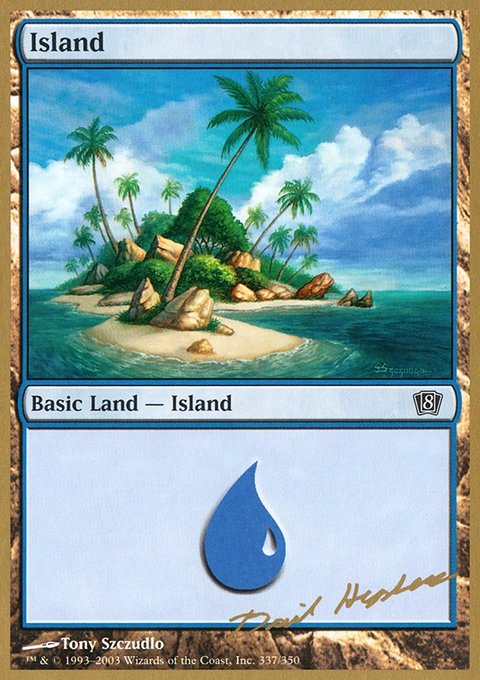 Island, World Championship Decks 2003 #dh337, Magic: The Gathering card