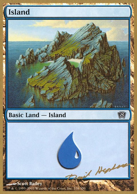 Island, World Championship Decks 2003 #dh338, Magic: The Gathering card