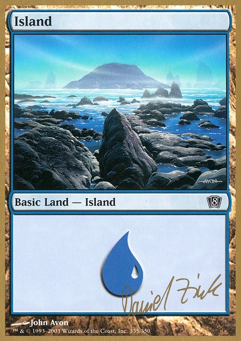 Island, World Championship Decks 2003 #dz335, Magic: The Gathering card