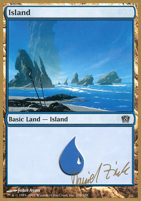 Island, World Championship Decks 2003 #dz336, Magic: The Gathering card