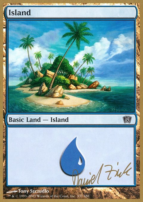 Island, World Championship Decks 2003 #dz337, Magic: The Gathering card