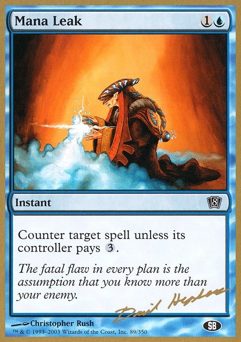 Mana Leak, World Championship Decks 2003 #dh89sb, Magic: The Gathering card