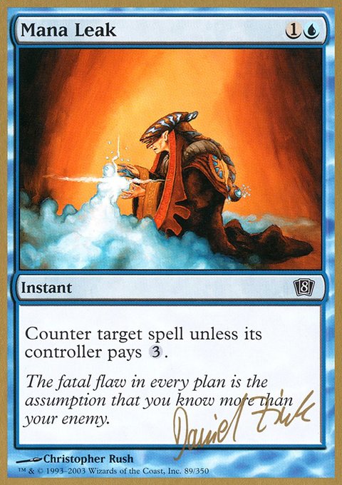 Mana Leak, World Championship Decks 2003 #dz89, Magic: The Gathering card