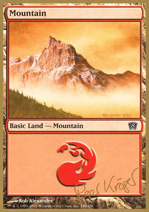 Mountain, World Championship Decks 2003 #pk346, Magic: The Gathering card