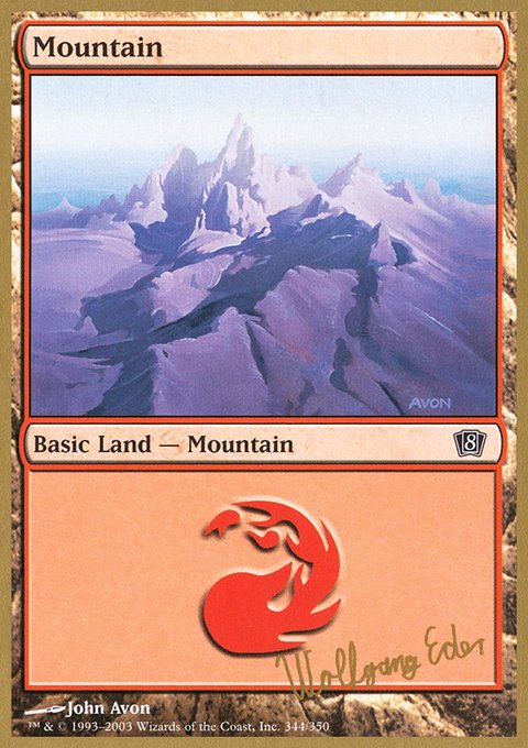 Mountain, World Championship Decks 2003 #we344, Magic: The Gathering card