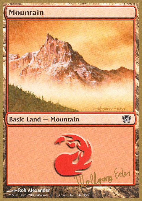Mountain, World Championship Decks 2003 #we346, Magic: The Gathering card