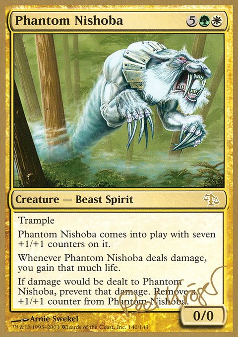 Phantom Nishoba, World Championship Decks 2003 #pk190, Magic: The Gathering card