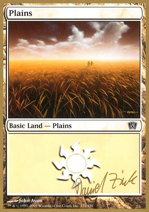 Plains, World Championship Decks 2003 #dz331, Magic: The Gathering card