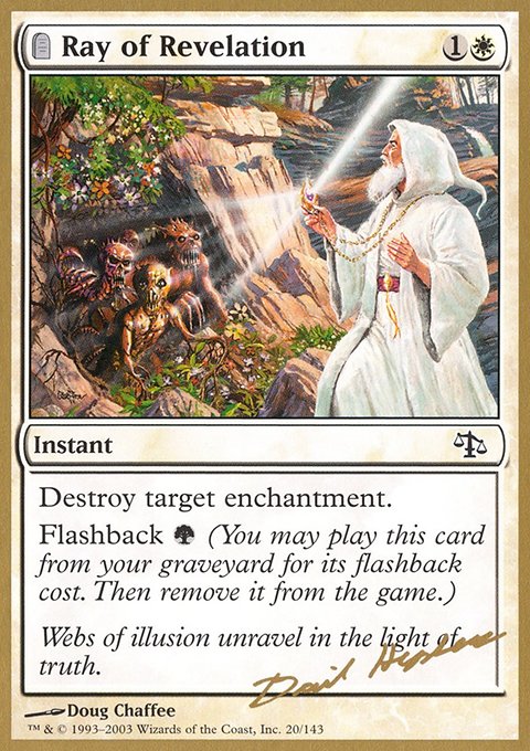 Ray of Revelation, World Championship Decks 2003 #dh20, Magic: The Gathering card