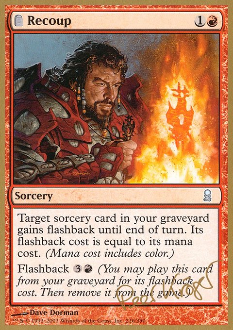 Recoup, World Championship Decks 2003 #pk216, Magic: The Gathering card