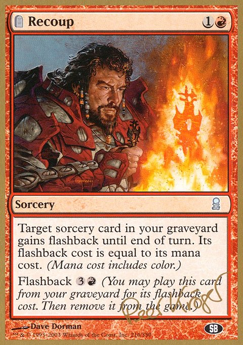 Recoup, World Championship Decks 2003 #pk216sb, Magic: The Gathering card