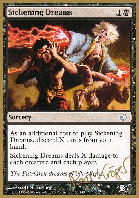 Sickening Dreams, World Championship Decks 2003 #pk83sb, Magic: The Gathering card