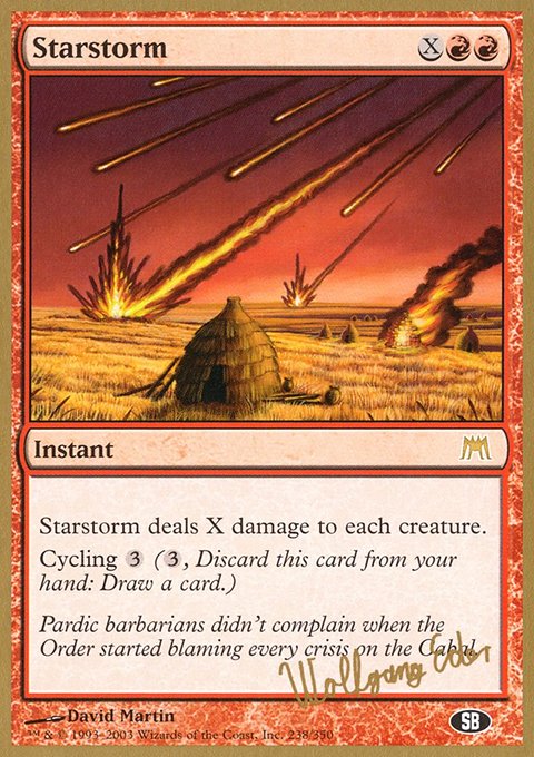 Starstorm, World Championship Decks 2003 #we328sb, Magic: The Gathering card