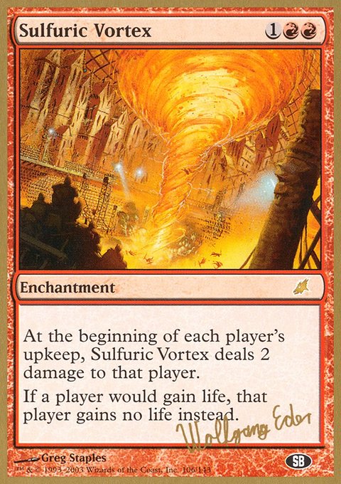 Sulfuric Vortex, World Championship Decks 2003 #we106sb, Magic: The Gathering card