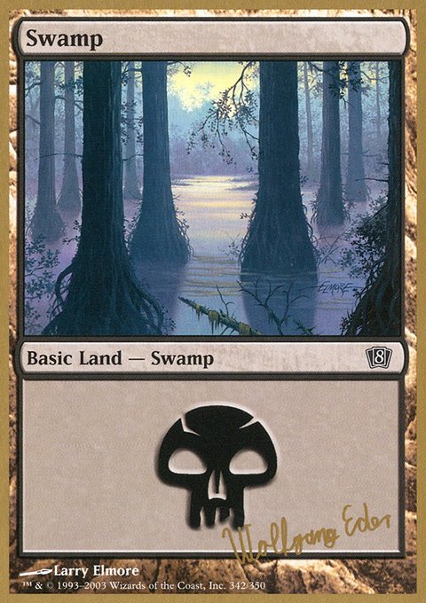Swamp, World Championship Decks 2003 #we342, Magic: The Gathering card