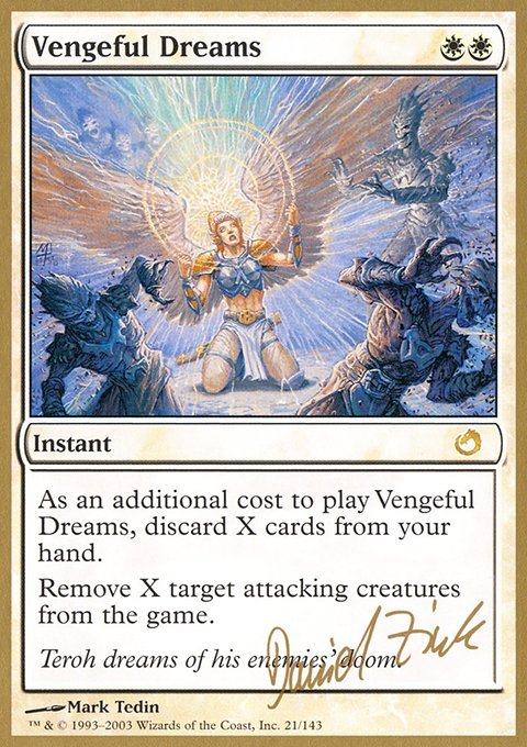 Vengeful Dreams, World Championship Decks 2003 #dz21, Magic: The Gathering card