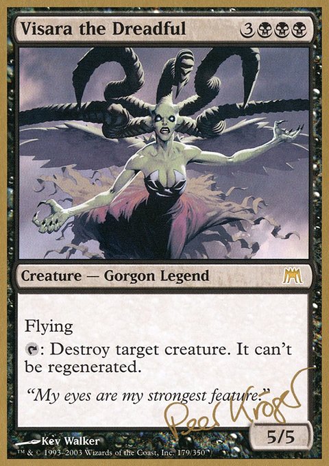 Visara the Dreadful, World Championship Decks 2003 #pk179, Magic: The Gathering card