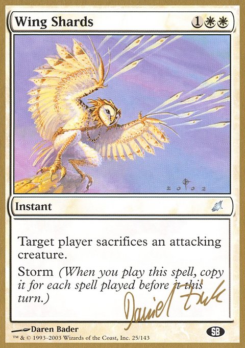 Wing Shards, World Championship Decks 2003 #dz25sb, Magic: The Gathering card