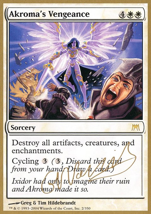 Akroma's Vengeance, World Championship Decks 2004 #gn2, Magic: The Gathering card