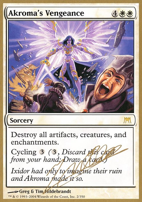 Akroma's Vengeance, World Championship Decks 2004 #jn2, Magic: The Gathering card