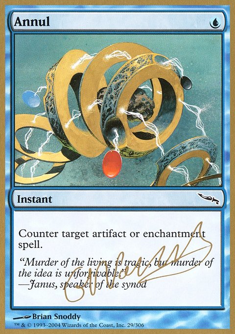 Annul, World Championship Decks 2004 #gn29, Magic: The Gathering card