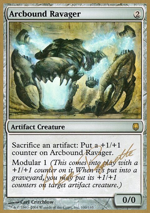 Arcbound Ravager, World Championship Decks 2004 #ap100, Magic: The Gathering card