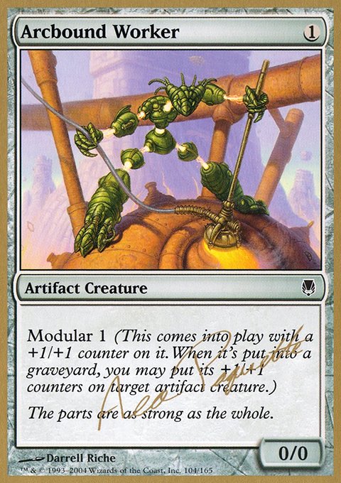 Arcbound Worker, World Championship Decks 2004 #ap104a, Magic: The Gathering card