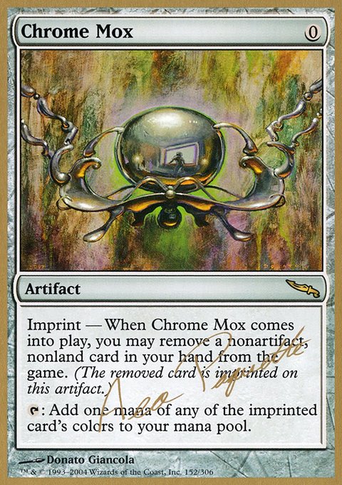 Chrome Mox, World Championship Decks 2004 #ap152, Magic: The Gathering card