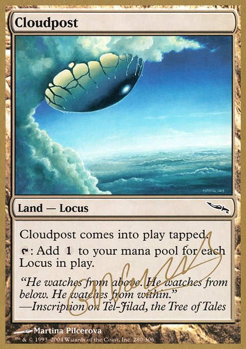 Cloudpost, World Championship Decks 2004 #gn280, Magic: The Gathering card
