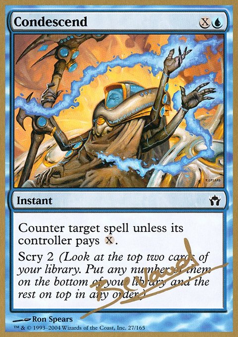 Condescend, World Championship Decks 2004 #mb27, Magic: The Gathering card