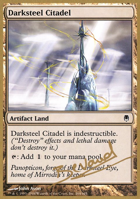 Darksteel Citadel, World Championship Decks 2004 #mb164, Magic: The Gathering card