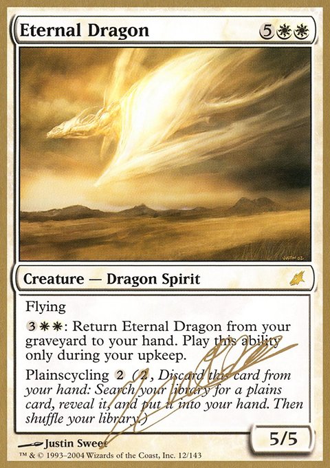 Eternal Dragon, World Championship Decks 2004 #jn12, Magic: The Gathering card