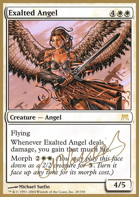Exalted Angel, World Championship Decks 2004 #gn28, Magic: The Gathering card