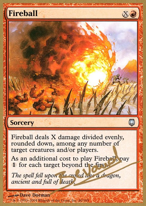 Fireball, World Championship Decks 2004 #mb60, Magic: The Gathering card