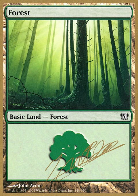 Forest, World Championship Decks 2004 #jn348, Magic: The Gathering card