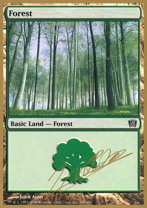 Forest, World Championship Decks 2004 #jn350, Magic: The Gathering card