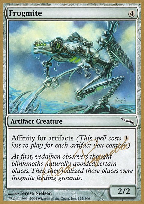 Frogmite, World Championship Decks 2004 #ap172, Magic: The Gathering card