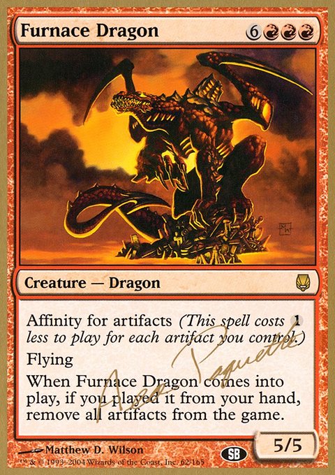 Furnace Dragon, World Championship Decks 2004 #ap62sb, Magic: The Gathering card