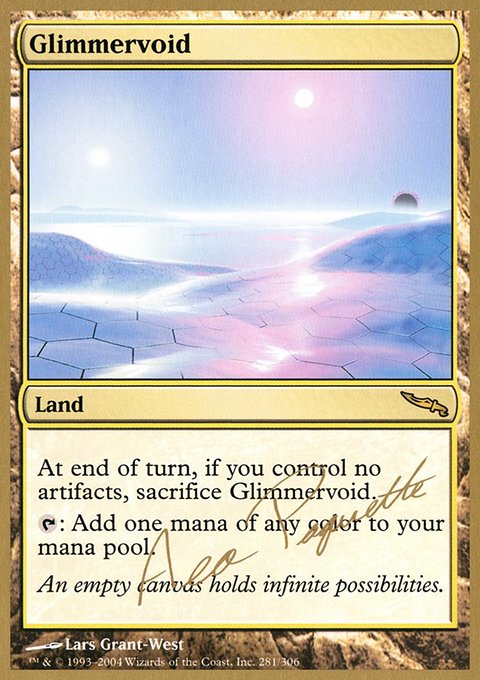 Glimmervoid, World Championship Decks 2004 #ap281, Magic: The Gathering card