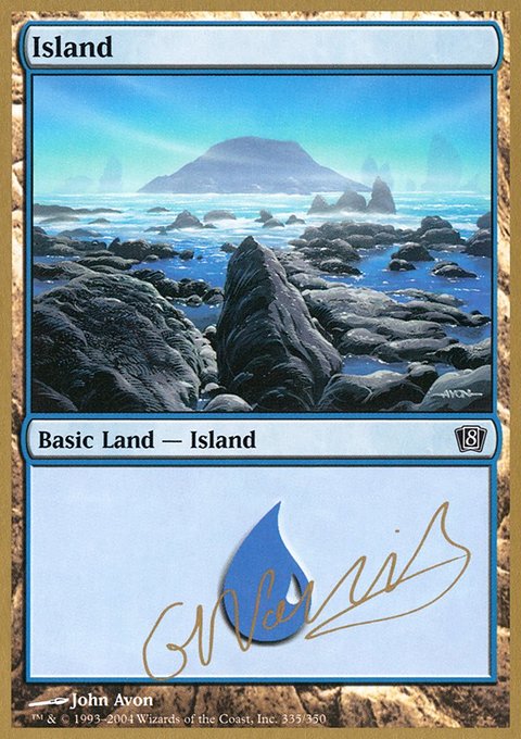 Island, World Championship Decks 2004 #gn335, Magic: The Gathering card