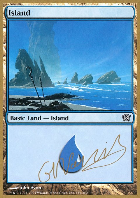 Island, World Championship Decks 2004 #gn336, Magic: The Gathering card