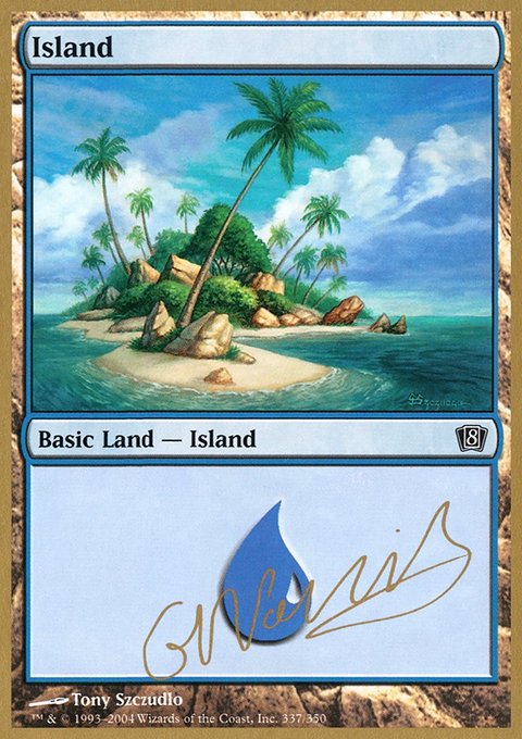 Island, World Championship Decks 2004 #gn337, Magic: The Gathering card