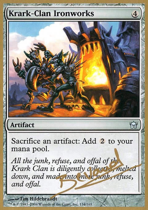 Krark-Clan Ironworks, World Championship Decks 2004 #mb134, Magic: The Gathering card
