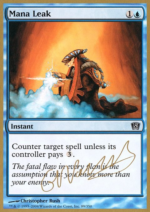 Mana Leak, World Championship Decks 2004 #gn89, Magic: The Gathering card