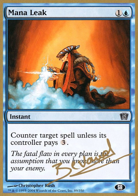 Mana Leak, World Championship Decks 2004 #mb89sb, Magic: The Gathering card