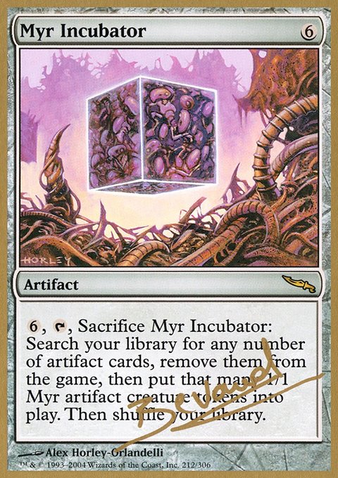 Myr Incubator, World Championship Decks 2004 #mb212, Magic: The Gathering card