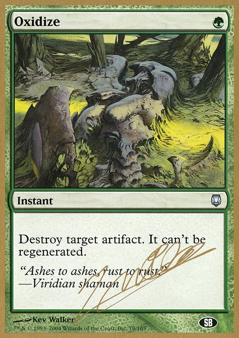 Oxidize, World Championship Decks 2004 #jn79sb, Magic: The Gathering card