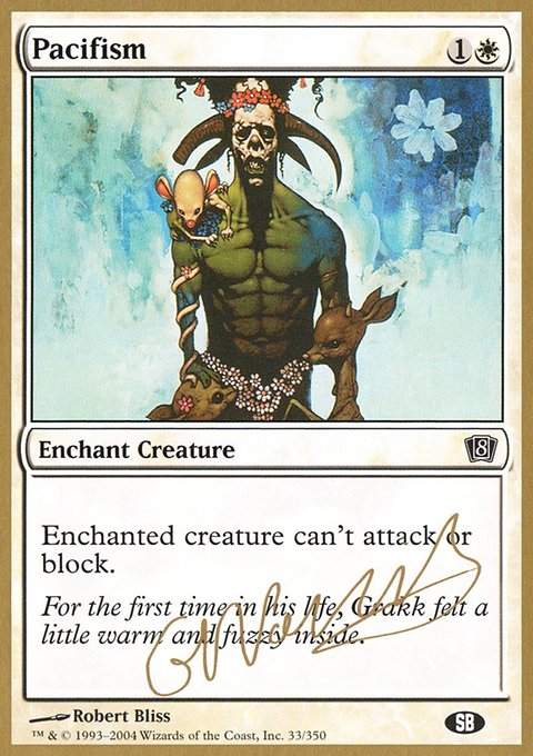 Pacifism, World Championship Decks 2004 #gn33sb, Magic: The Gathering card