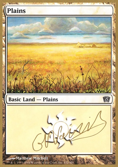 Plains, World Championship Decks 2004 #gn332, Magic: The Gathering card