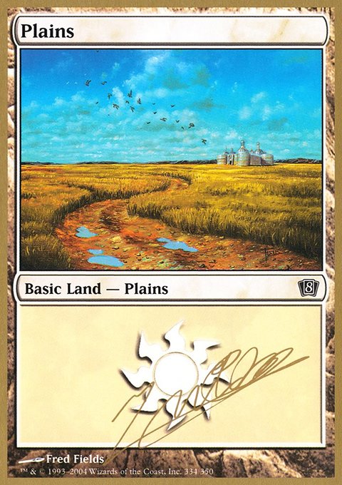 Plains, World Championship Decks 2004 #jn334, Magic: The Gathering card